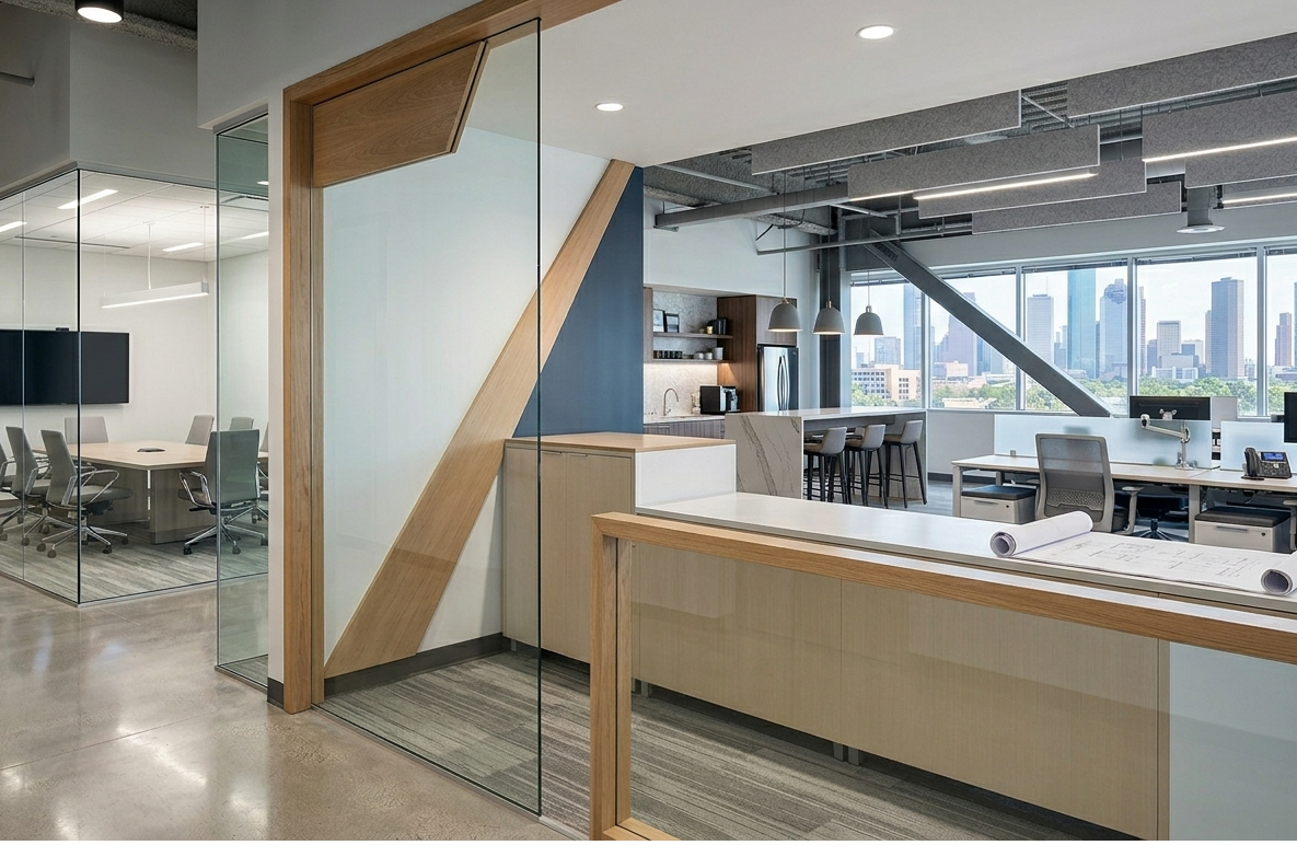 Commercial Build-Outs 4 Millbrook Construction Office reomdel short