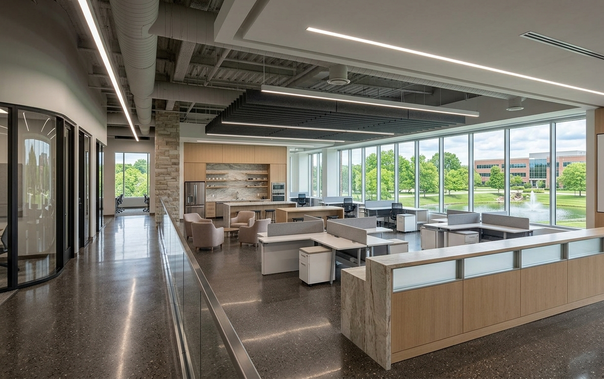 Commercial Build-Outs 9 Millbrook Construction open office